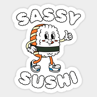 Sassy Sushi Sticker